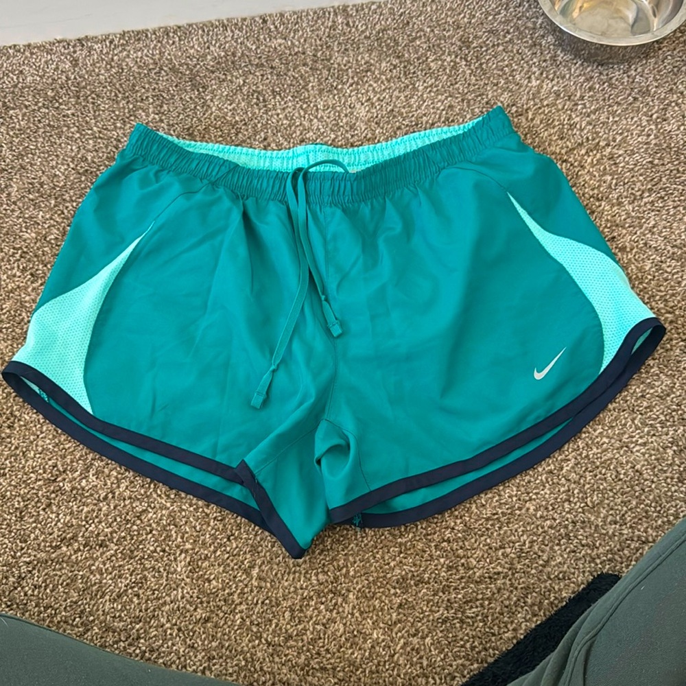 Teal NIKE Athletic Shorts